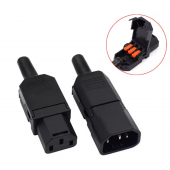 HS7790 10A Male/Female plug quick wiring