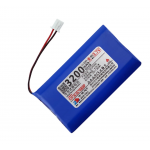 HS1555 7.4V 3200mAh battery 74*65*14mm  with PH2.0 connector