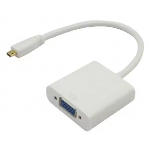 HS7843 Micro HDMI to VGA white