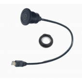 HS7880 MINI USB Male to Female 0.3M