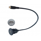 HS7881 Micro USB Male to Female 0.3M
