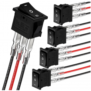 HS7885 Square Rocker Switch ON/Off/ON with wire HS7885 Square Rocker Switch ON/Off/ON with wire