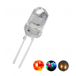 HS7906 5mm Yellow Flickering LED candle light 100pcs