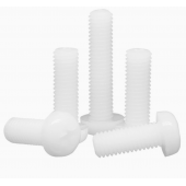 HS7910 Nylon M3 x 6mm Bolts 1000pc White