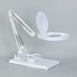 HS7965 10X 20X Magnifying Glass Light with Stand