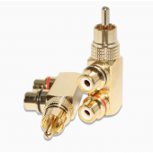 HS7966 RCA Male to 2 Female 