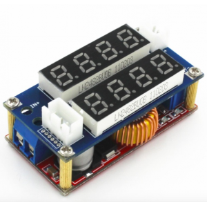 HS0121 5A Adjustable CC CV Display Step Down Charge Module LED Panel Voltmeter Ammeter