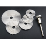 HS0134 6pcs HSS Circular Saw Blade Cutting Discs Wheel Set For Rotary Tool