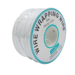 HS0150W white 250m 30AWG Silicone Wire