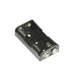 HS0184 Battery holder 2xAA with clip 1.5v