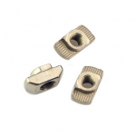 HS0286A 100pcs  M4/M5/M6  T Sliding Nut Zinc Plated Carbon Steel T Sliding Nut for 3030 Aluminum Profile