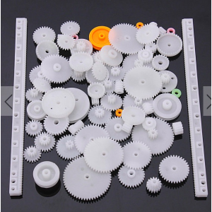 HS0296 75 Type Plastic Crown Gear Single Double Reduction Gear Worm Gear