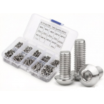 HR0550 340pcs M3 PanHead Hex Stainless Screws Nut Assortment Kit