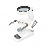 HS8010 5X 10X Welding Magnifying Glass with LED Light 7031