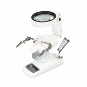 HS8010 5X 10X Welding Magnifying Glass with LED Light 7031