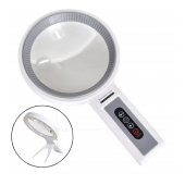 HS8011 X2.5 X4.5 Desktop Magnifying Glass 135mm 7069