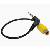 HS8012 2.5MM Jack Male To RCA Female Adapter Cable 