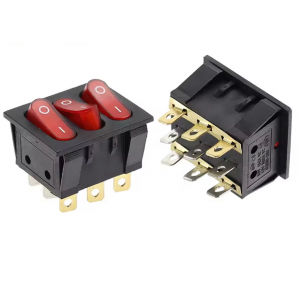 HS8029 KCD3-303 Rocker Switch  9Pin  ON-OFF
