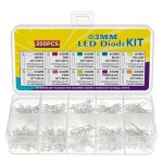 HS8034 F3 3MM 100pcs/ 200PCS 10 color *10pcs/10 color *20pcs led KITS