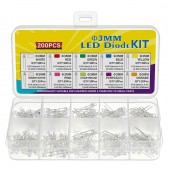 HS8034 F3 3MM 100pcs/ 200PCS 10 color *10pcs/10 color *20pcs led KITS