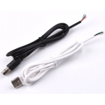 HS8053 2A 4Pin USB cable Male connector 24Awg 1M