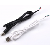 HS8053 2A 4Pin USB cable Male connector 24Awg 1M