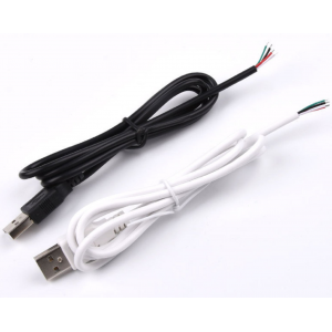 HS8053 2A 4Pin USB cable Male connector 24Awg 1M