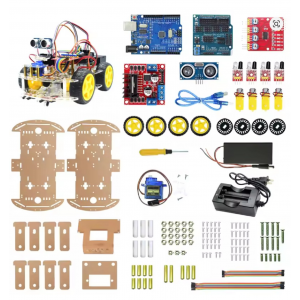 HS8057 4WD Smart Robot Car Chassis Kit