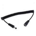 HS8060 DC Plug Extension Spring Power Cable Male to Female DC5.5*2.1mm