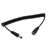 HS8060 DC Plug Extension Spring Power Cable Male to Female DC5.5*2.1mm