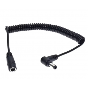 HS8061 DC Plug Extension Spring Power Cable Male to Female DC5.5*2.1mm