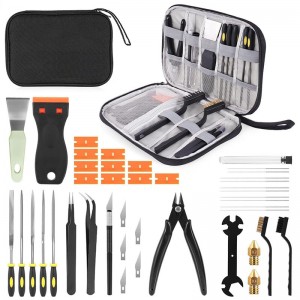 HS8071 34pcs in 1 set Tool kit for 3D printing