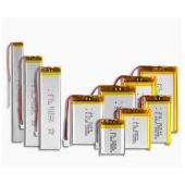 HS8085 1000mAh 3.7V Li-battery with PH2.0 Connector in different size