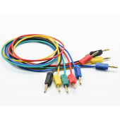 HS8105 Stackable 2mm banana Clip test cable