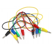 HS8106 Stackable 4mm banana Clip test cable 50CM