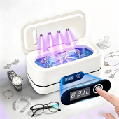 HS8110 45KHZ Ultrasonic Cleaner 301ml-500ml with 4UV LED