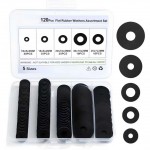HS8125 120pcs Flat Rubber Washer Kit HS8125 120pcs Flat Rubber Washer Kit