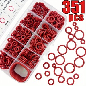 HS8126 351pcs O-Ring Kit Red