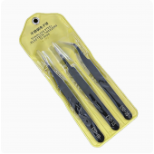HS8154 Anti-static Tweezer 3pcs set