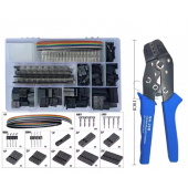 HS8168 1550PCS 2.54mm Dupont Connectors + SN-28B Crimping Tool Kit