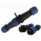 HS8181 IP68 Waterproof Connector SD13 13mm 1 2 3 4 5 6 7Pin Aviation Socket Plug