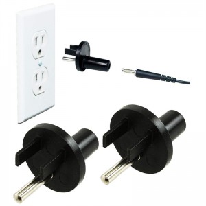 HS8188 Banana Plug to 3-Pin Ground Adapter