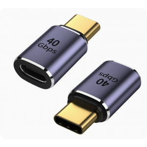 HS8193 Type-C Male to Female Adapter 40Gbps