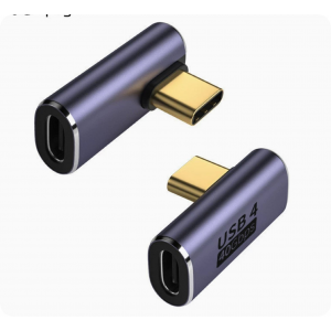 HS8196 Type-C Male to Female Adapter 40Gbps