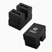 HS8197 Type-C Female to Female U  Type Adapter 40Gbps