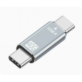 HS8198 Type-C Male to Male Adapter 40Gbps