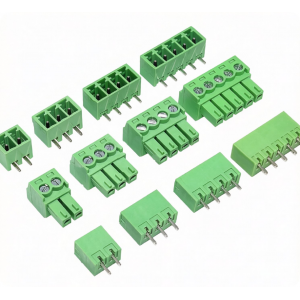 HS8208 2EDG 5.08mm PCB Screw Terminal Block 2P-24P Male+Female HS8208 2EDG 5.08mm PCB Screw Terminal Block 2P-24P Male+Female