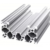 HS8218 Silver 4080 V-SLOT C-Beam Aluminum Profiles Extrusion Frame For CNC 25cm/30cm/40cm/50cm/100cm/150cm