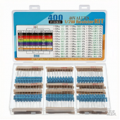 HS8226 40x10pcs 400PCS 1/2W 1% Resistor Pack 1R-1M