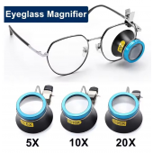 HS8276 5X 10X 20X Eyeglass Magnifier